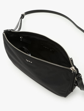 VOYAGE ウィメンズ バッグ＆ウォレット ナイロン ミディアム ショルダーバッグ "Adele" ZAS10-06 ブラック