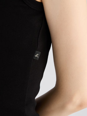 FEMME ウィメンズ コットン タンクトップ ブラック