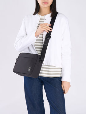 VOYAGE メンズ バッグ＆ウォレット ナイロン ミディアム ショルダーバッグ "Trip" ZAH01-08 ブラック