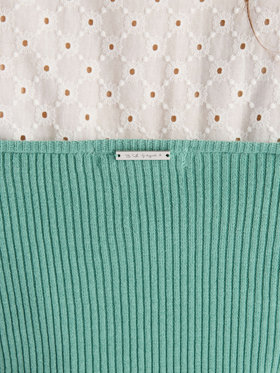 To b. by agnès b. 【Outlet】コットンリブタンクトップ グリーン系その他