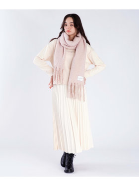 To b. by agnès b. 【Outlet】ラメ マフラー ピンク