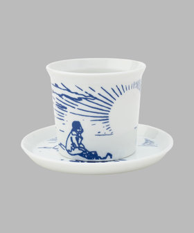 CAFE 1616/arita japan 有田焼 カップ＆プレート セット "Sunrise" マルチ