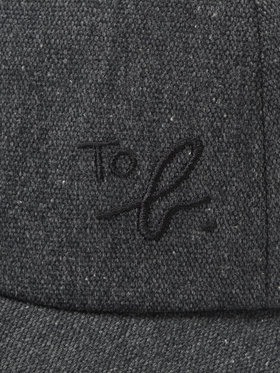 To b. by agnès b. 【Outlet】"To b."ロゴ刺繍 キャップ グレー