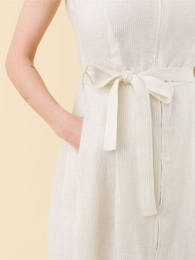 FEMME ウィメンズ RIS0 ROBE ワンピース ベージュ
