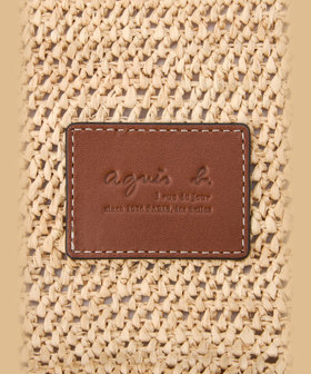 VOYAGE ウィメンズ バッグ＆ウォレット ラフィア トートバッグ ABX04-01 ホワイト