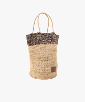 VOYAGE ウィメンズ バッグ＆ウォレット ラフィア トートバッグ ABX04-01 ホワイト