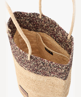 VOYAGE ウィメンズ バッグ＆ウォレット ラフィア トートバッグ ABX04-01 ホワイト