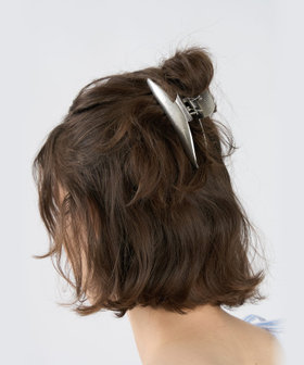 To b. by agnès b. To b. by agnes b.× green label relaxing ロゴ ヘアクリップ シルバー