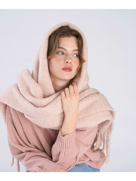 To b. by agnès b. 【Outlet】ラメ マフラー ピンク