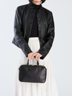 VOYAGE ウィメンズ バッグ＆ウォレット レザー 2way ボストンバッグ”Carole” YAS02-03 ブラック