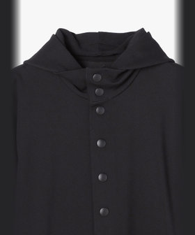 HOMME メンズ メンズ ロング カーディガンプレッション "Yvan" ブラック