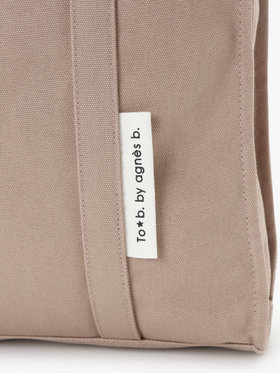 To b. by agnès b. 【Outlet】コットン キャンバス トートバッグ ピンク