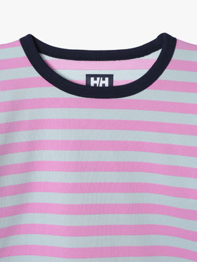 ENFANT ユニセックス K agnes b. × HH L/S Marine Border Tee ライトブルー