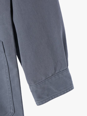 HOMME メンズ メンズ コットン ギャバジン オーバーオール グレー