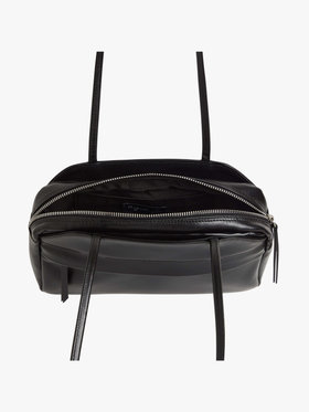 FEMME ウィメンズ レザー ショルダーバッグ "Lucie" ブラック