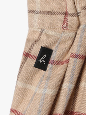 ENFANT ガールズ 【Outlet】キッズ チェック コットン ショート キュロット ベージュ