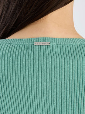 To b. by agnès b. 【Outlet】コットンリブカーディガン グリーン系その他