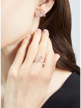 FEMME ウィメンズ ”b.” ロゴ リング ”Iconic” シルバー