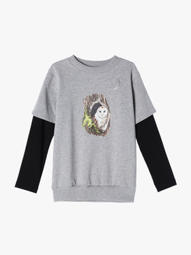 ENFANT ユニセックス 【Outlet】SES5 E SWEAT キッズ アーティスト スウェット MA ZA SI グレー