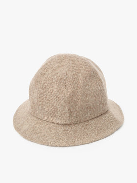 ENFANT ベビー ベビー ロゴ 刺繍 ジュート風 ハット ”Bob” オフホワイト