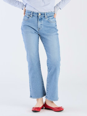 To b. by agnès b. To b. by agnes b. x RED CARD TOKYO Marmalade with To b. フレアデニムパンツ ライトブルー