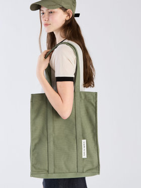 To b. by agnès b. 【Outlet】コットン キャンバス トートバッグ カーキ