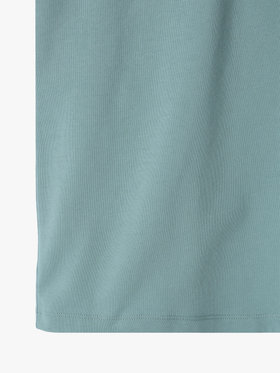 HOMME メンズ ロゴ コットン 半袖 Tシャツ "CHRIS" ライトグリーン