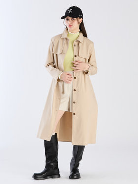 Outlet】ベーシック ツイル トレンチコート（6236WU37023）｜To b. by