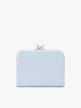 VOYAGE ウィメンズ バッグ＆ウォレット レザー がま口 ミニ ウォレット ”Irene” PAW07-06 ブルー