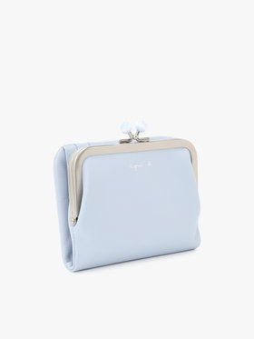 VOYAGE ウィメンズ バッグ＆ウォレット レザー がま口 ミニ ウォレット ”Irene” PAW07-06 ブルー