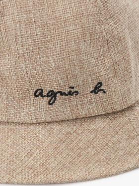 ENFANT ベビー ベビー ロゴ 刺繍 ジュート風 ハット ”Bob” オフホワイト