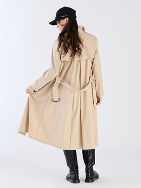 To b. by agnès b. 【Outlet】ベーシック ツイル トレンチコート ベージュ