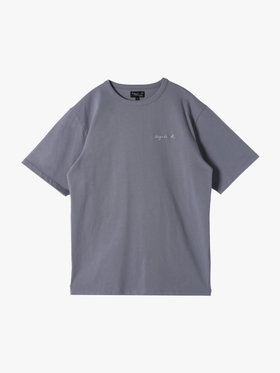 HOMME メンズ 【Outlet】メンズ ロゴ コットン 半袖 Tシャツ ”CHRIS” グレー