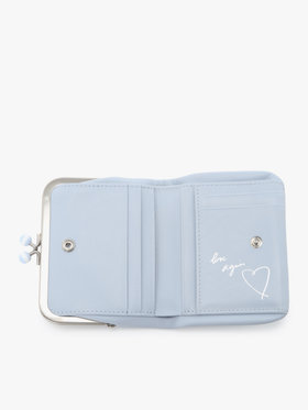 VOYAGE ウィメンズ バッグ＆ウォレット レザー がま口 ミニ ウォレット ”Irene” PAW07-06 ブルー
