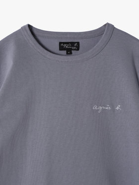 HOMME メンズ 【Outlet】メンズ ロゴ コットン 半袖 Tシャツ ”CHRIS” グレー