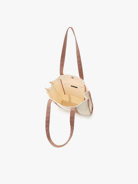 To b. by agnès b. 【Outlet】バイカラー コットン キャンバス トートバッグ ピンク