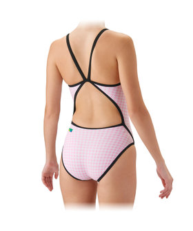 FEMME ウィメンズ agnes b. x arena タフスーツ トレーニングワンピース 水着 ピンク系その他