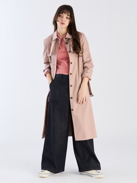 To b. by agnès b. 【Outlet】ベーシックツイルトレンチコート ピンク
