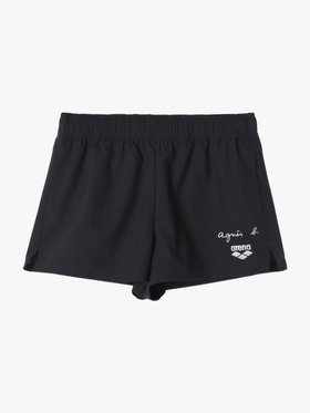 FEMME ウィメンズ agnes b. x arena ショートパンツ ブラック