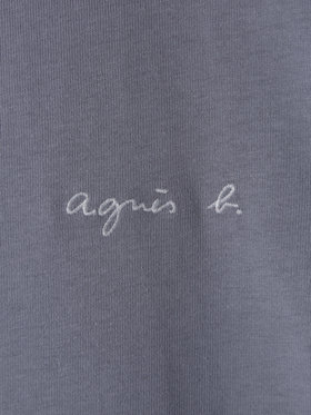 HOMME メンズ 【Outlet】メンズ ロゴ コットン 半袖 Tシャツ ”CHRIS” グレー