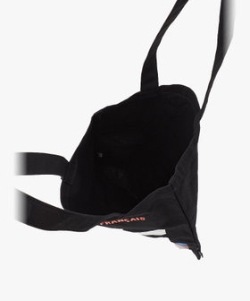 FEMME ウィメンズ プリント トートバッグ "French Film Festival" ブラック