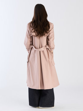 To b. by agnès b. 【Outlet】ベーシックツイルトレンチコート ピンク