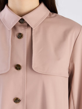 To b. by agnès b. 【Outlet】ベーシックツイルトレンチコート ピンク