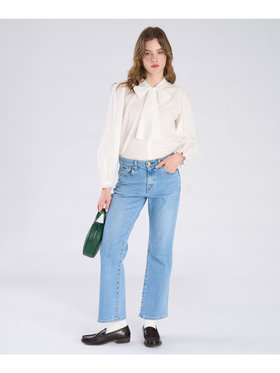 To b. by agnès b. To b. by agnes b. x RED CARD TOKYO Marmalade with To b. フレアデニムパンツ ライトブルー