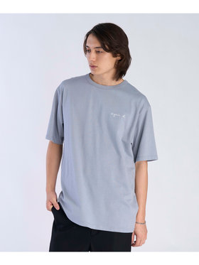 HOMME メンズ 【Outlet】メンズ ロゴ コットン 半袖 Tシャツ ”CHRIS” グレー