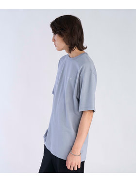 HOMME メンズ 【Outlet】メンズ ロゴ コットン 半袖 Tシャツ ”CHRIS” グレー