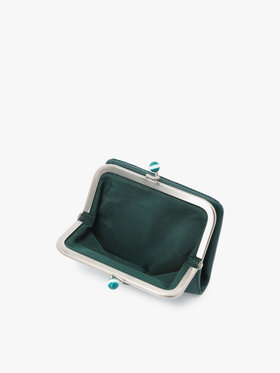 VOYAGE ウィメンズ バッグ＆ウォレット レザー がま口 ミニ ウォレット ”Irene” PAW07-06 グリーン