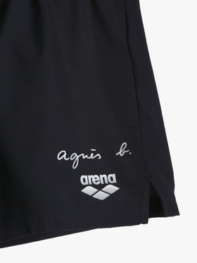 FEMME ウィメンズ agnes b. x arena ショートパンツ ブラック