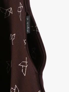 ENFANT ガールズ 【Outlet】キッズ プリント コットン フレア スカート ブラウン系その他