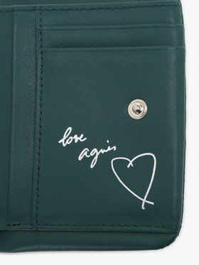 VOYAGE ウィメンズ バッグ＆ウォレット レザー がま口 ミニ ウォレット ”Irene” PAW07-06 グリーン